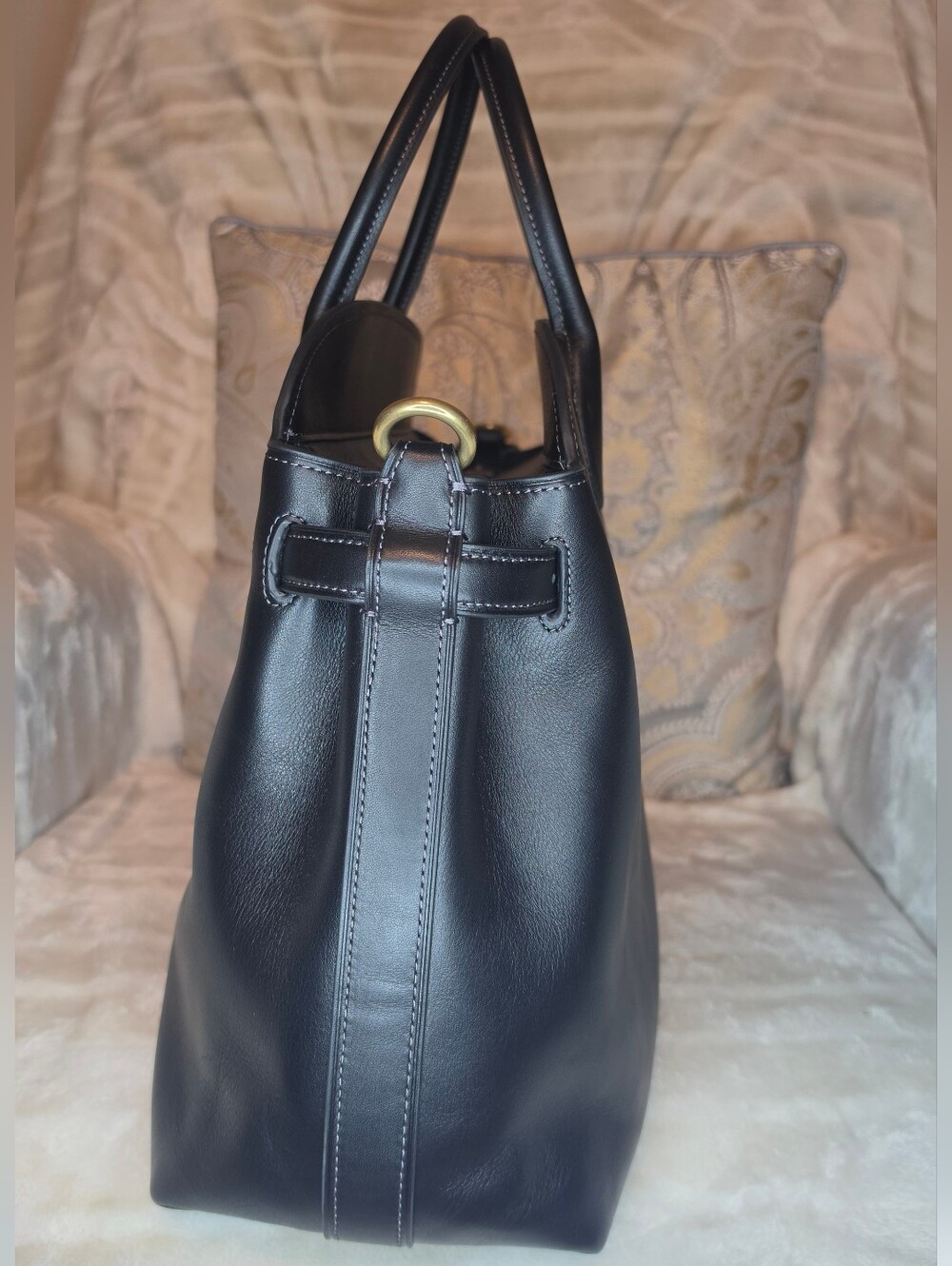 COACH SOFT EMPIRE CARRYALL BAG 40 - Picture 4 of 13